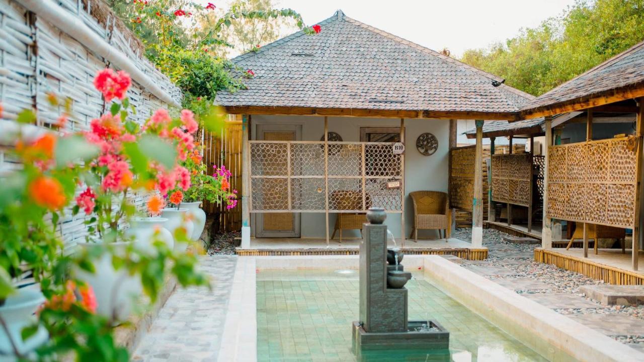Bungalow Cafe Gili Beachfront Gili Meno Dış mekan fotoğraf